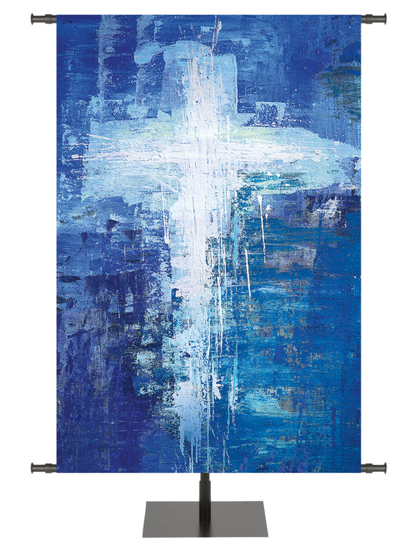 Custom Banner Brush Strokes of Easter Alleluia