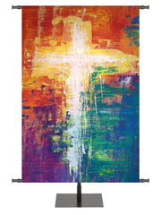 Custom Banner Brush Strokes of Easter Risen - Custom Easter Banners - PraiseBanners