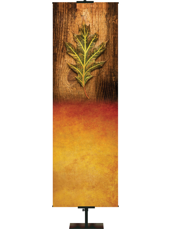 Banner personalizado Colores de otoño Su amor perdura