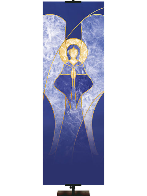Christmas Liturgy Custom Banner Angel (Left) - Custom Liturgical Banners - PraiseBanners