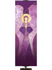 Christmas Liturgy Custom Banner Angel (Left) - Custom Liturgical Banners - PraiseBanners