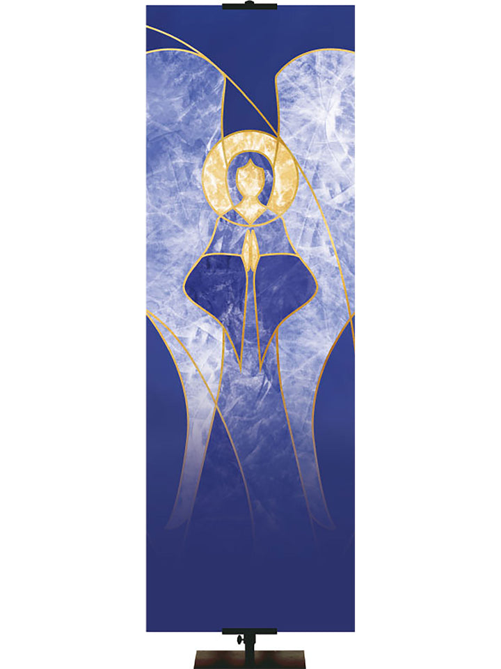 Christmas Liturgy Custom Banner Angel (Right) - Custom Liturgical Banners - PraiseBanners