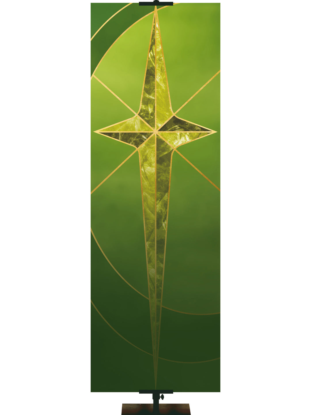 Christmas Liturgy Custom Banner Star (Left) - Custom Liturgical Banners - PraiseBanners