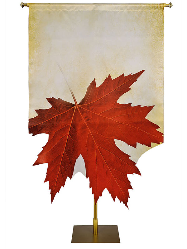 Bannière personnalisée Remerciements Contours d'automne