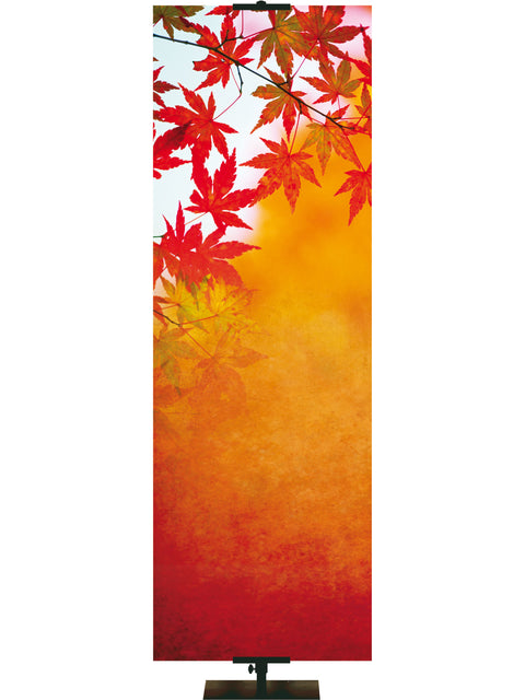 Custom Banner Colors of Autumn Give Thanks to the Lord - Custom Fall Banners - PraiseBanners