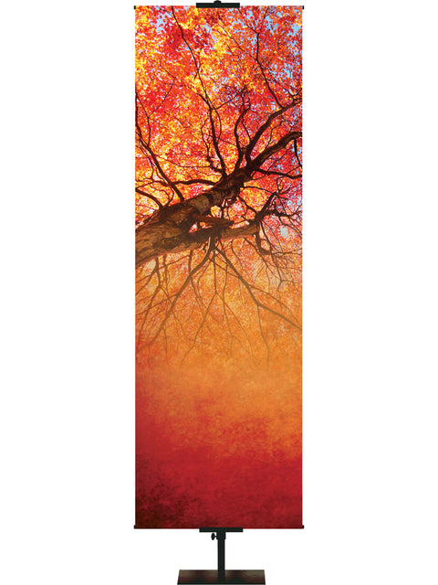 Custom Banner Colors of Autumn Holy is the Lord Almighty - Custom Fall Banners - PraiseBanners