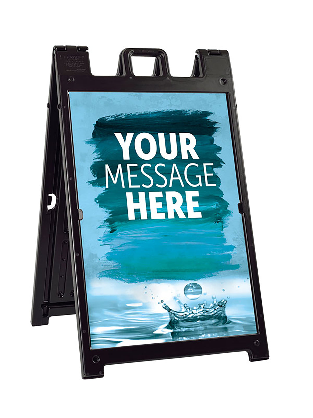 Custom A-Frame Sign Insert - Water Drop