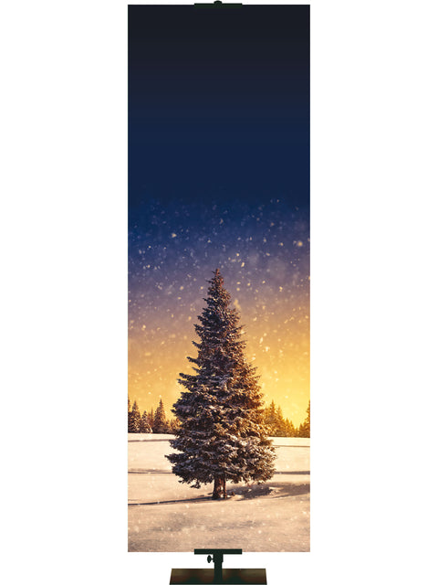 Winter Tree Custom Banner - Custom Christmas Banners - PraiseBanners