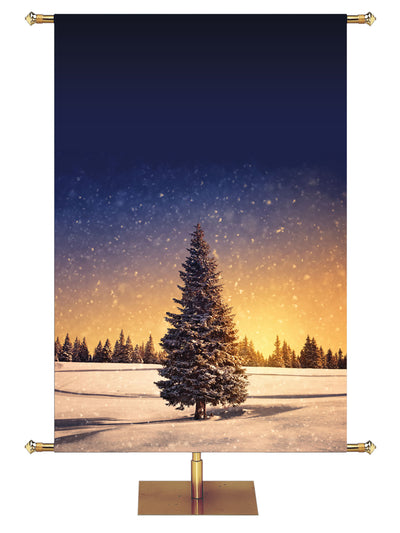 Winter Tree Custom Banner - Custom Christmas Banners - PraiseBanners