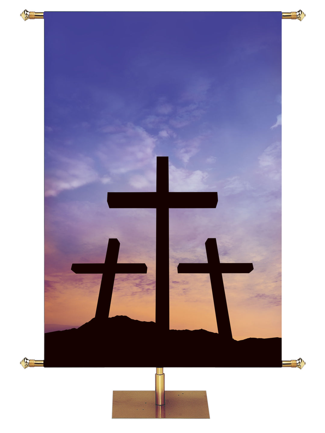 Custom Banner Easter Creation Wondrous Cross Easter Sunrise - Custom Easter Banners - PraiseBanners