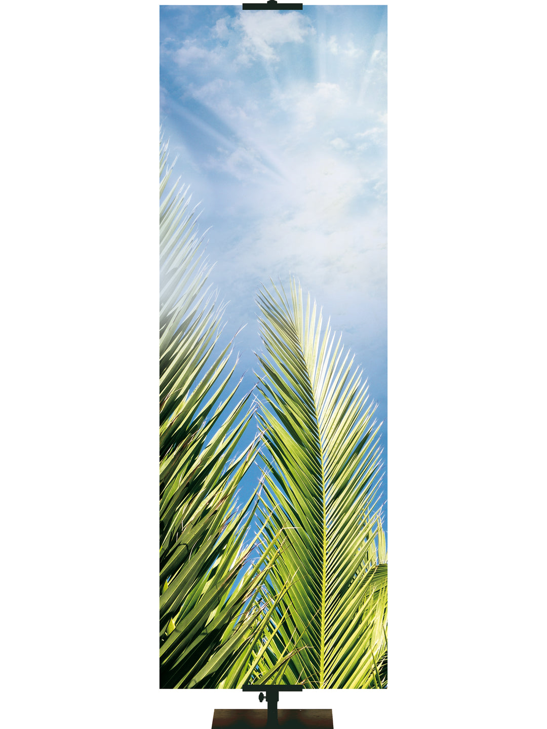 Custom Tall Palm Blue Sky - Custom Easter Banners - PraiseBanners