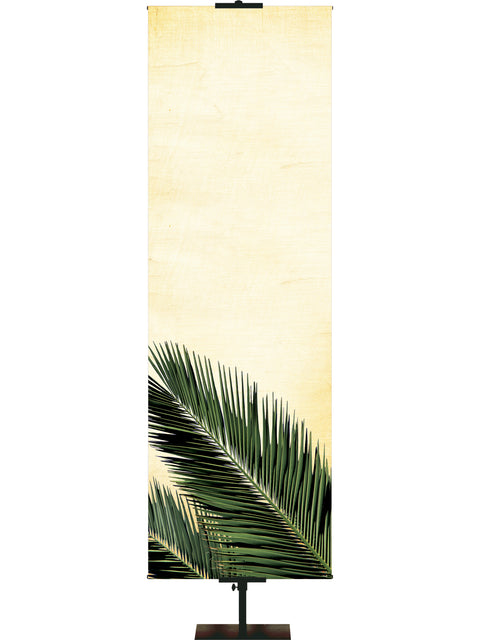 Custom Linen Palm - Custom Easter Banners - PraiseBanners