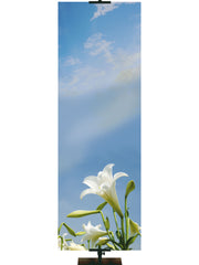 Lily & Sky Right Contemporary Easter Custom Banner - Custom Easter Banners - PraiseBanners