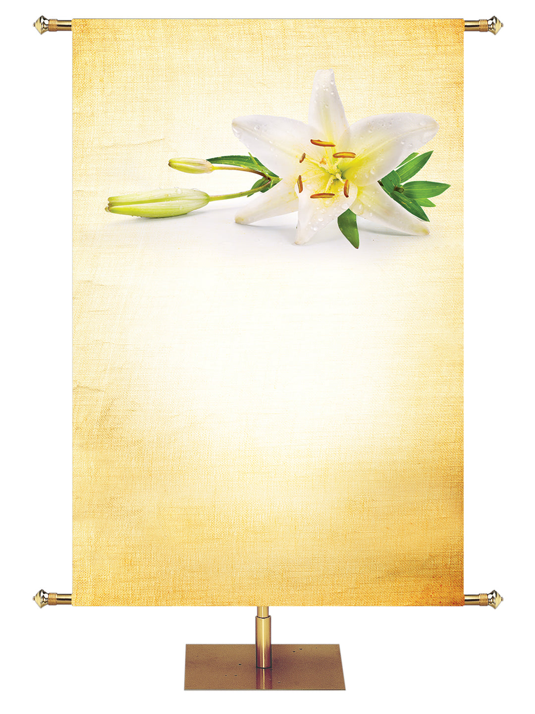 Custom Lily Easter Elegance - Custom Easter Banners - PraiseBanners