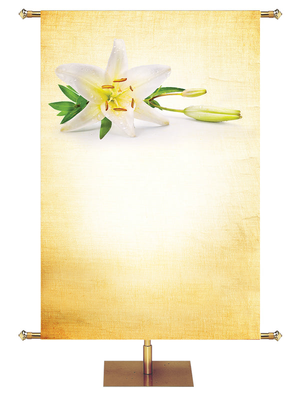 Custom Banner Easter Elegance I Am the Resurrection