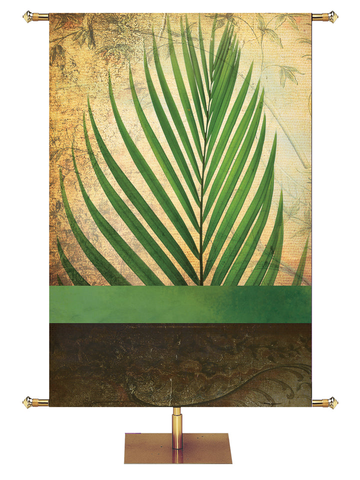 Palm Branch Custom Banner - Custom Easter Banners - PraiseBanners