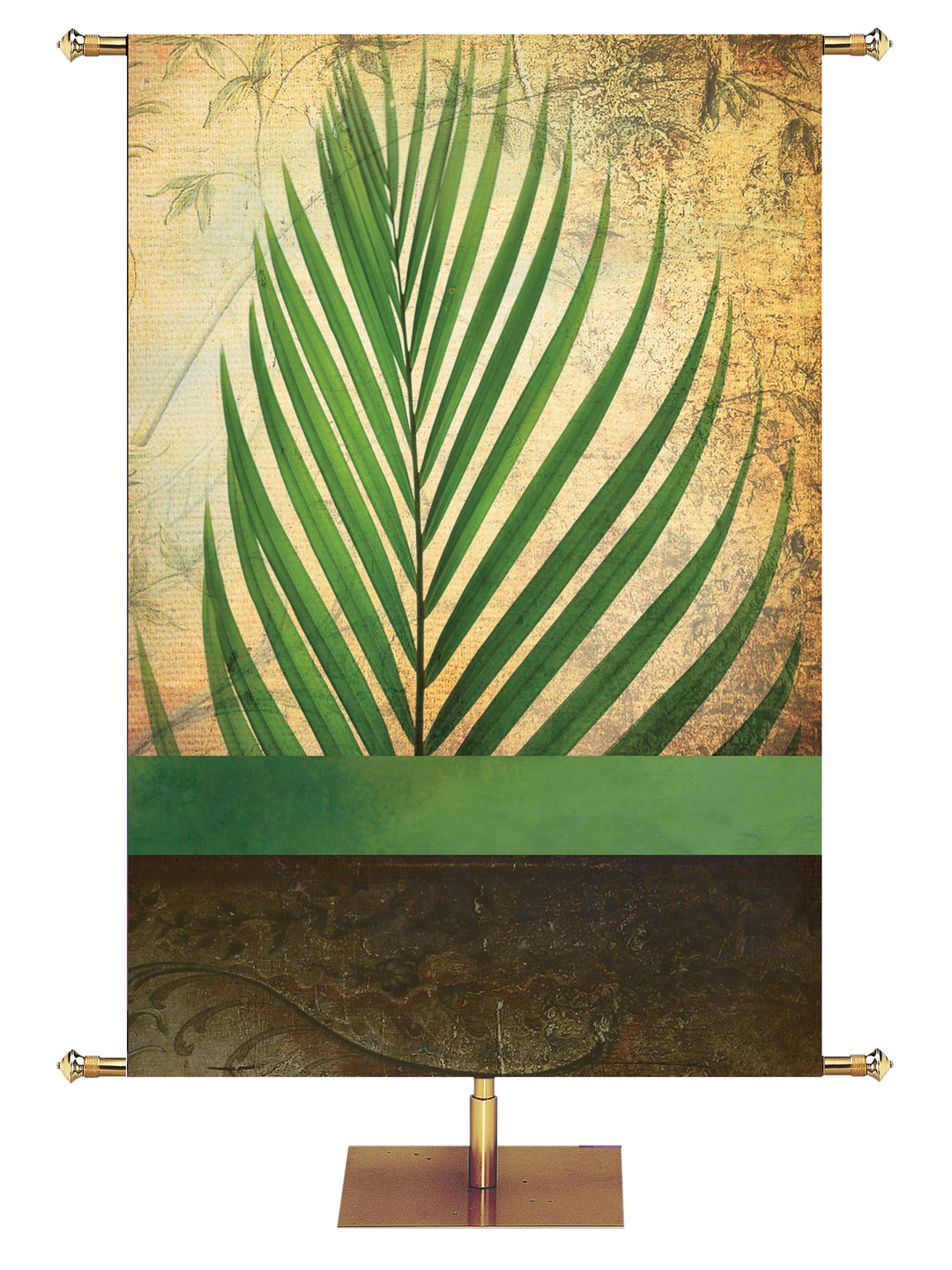 Hosanna Palm Branch Custom Banner - Custom Easter Banners - PraiseBanners