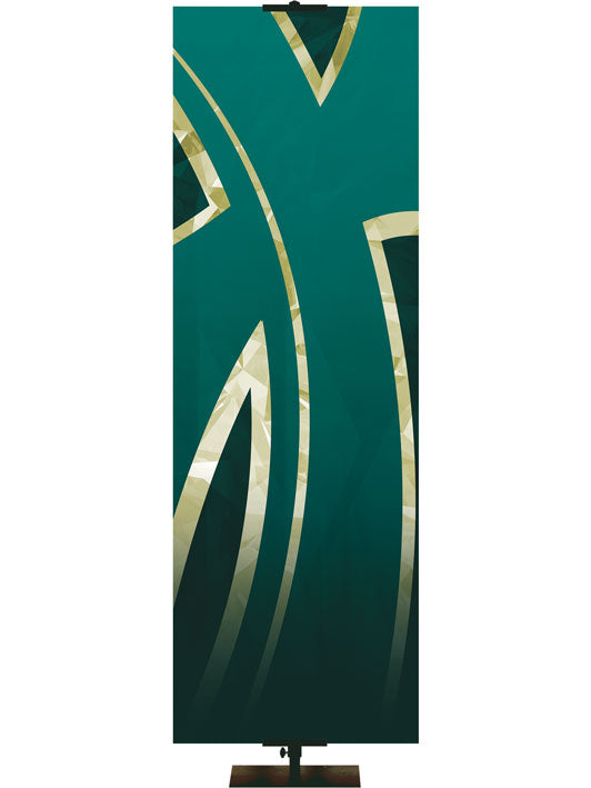 Custom Banner Icons of Easter Cross He Is Risen Indeed
