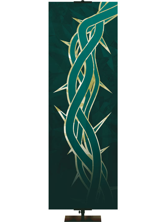 Custom Banner Icons of Easter Crown of Thorns He Was Pierced