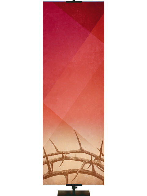 Easter Meditations Crown of Thorns Right Custom Banner - Custom Easter Banners - PraiseBanners