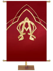 Custom Eternal Emblem Alpha and Omega - Custom Liturgical Banners - PraiseBanners