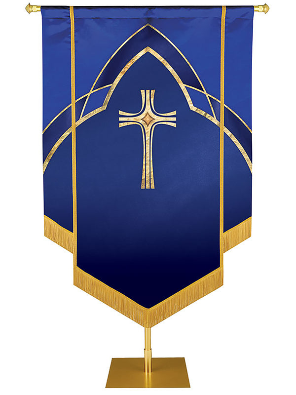 Custom Banner Eternal Emblems of Faith Embellished Resurrection and the Life