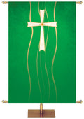 Custom Banner Experiencing God Symbols Cross - Custom Year Round Banners - PraiseBanners