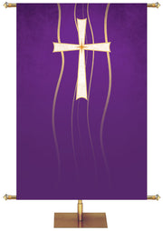 Custom Banner Experiencing God Symbols Cross - Custom Year Round Banners - PraiseBanners
