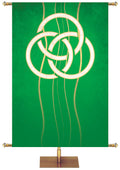 Custom Banner Experiencing God Symbols Trinity - Custom Liturgical Banners - PraiseBanners
