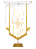 Custom Experiencing God Cross Hand-Embellished Banner