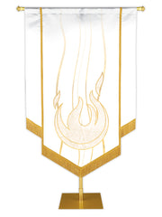 Custom Experiencing God Flame Right Hand-Embellished Banner