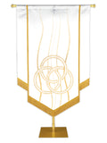 Custom Embellished Experiencing God Trinity - Custom Hand Crafted Banners - PraiseBanners