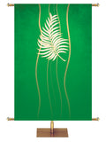 Custom Banner Background Experiencing God Symbols Palm Left in Blue, Green, Purple, Red and White