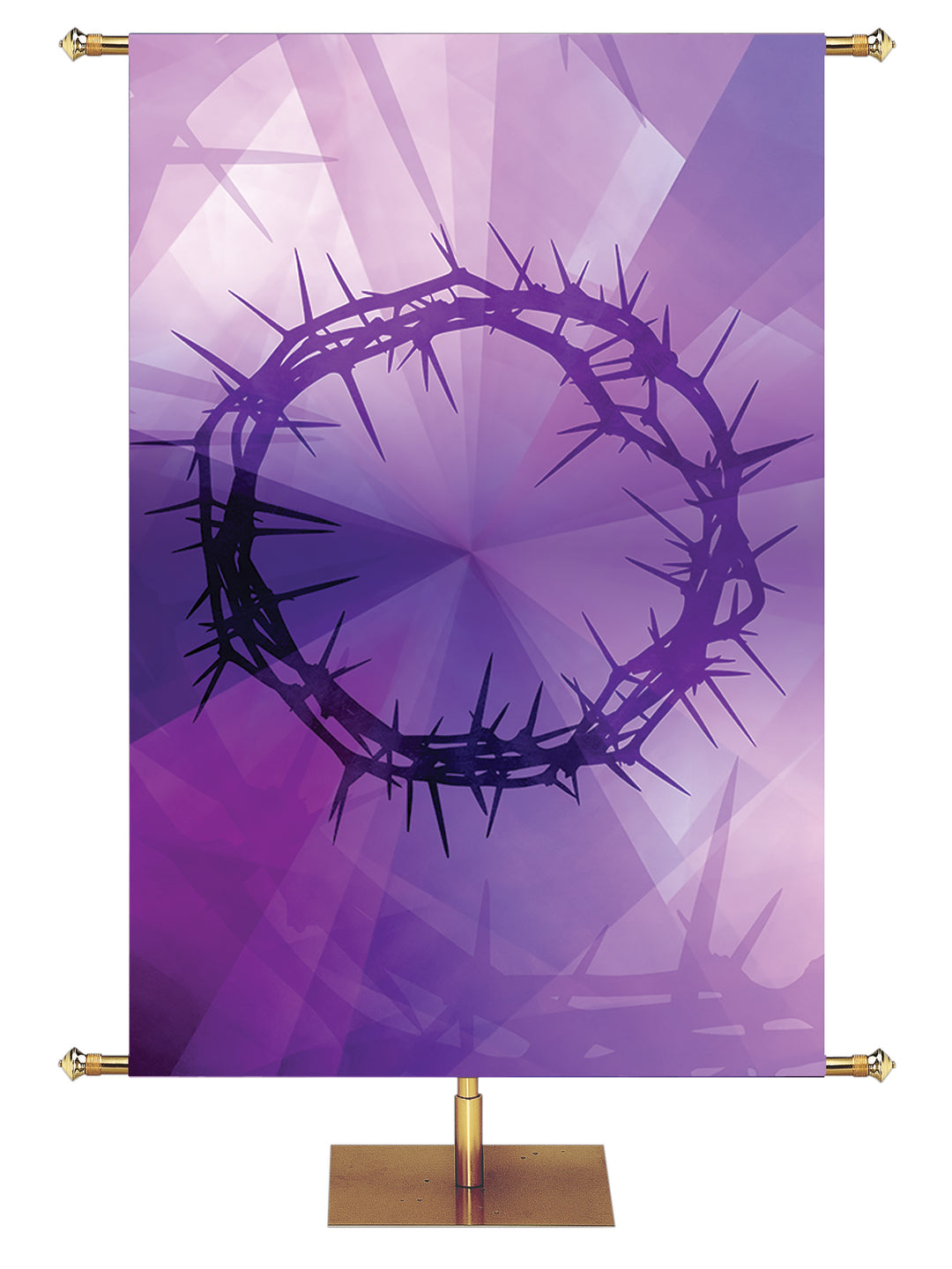 Custom Crown of Thorns Easter Banner - Custom Easter Banners - PraiseBanners