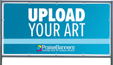Custom Outdoor Banner and Frame Display - Outdoor Banner & Frame Display - PraiseBanners