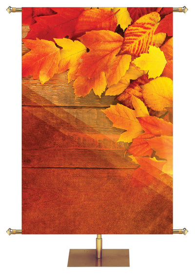 Custom Banner Golden Harvest Give Thanks to the Lord - Custom Fall Banners - PraiseBanners
