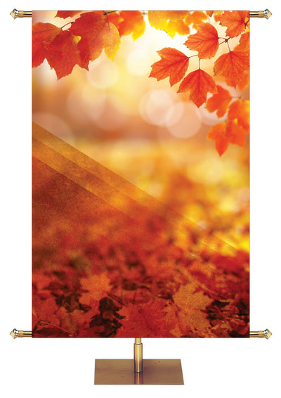 Custom Banner Golden Harvest Rejoice and Pray - Custom Fall Banners - PraiseBanners