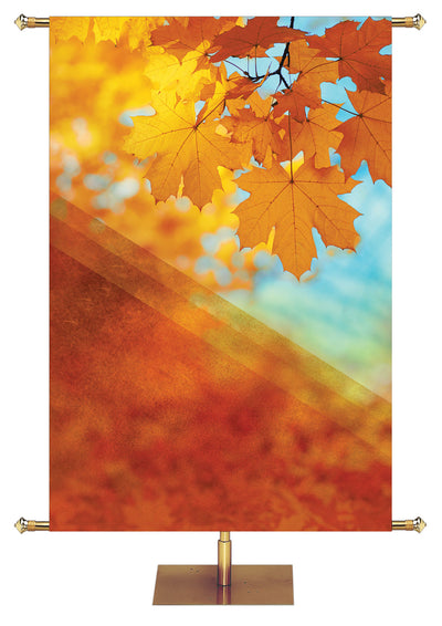Custom Banner Golden Harvest Rejoice in the Lord - Custom Fall Banners - PraiseBanners