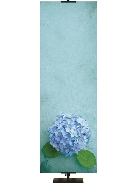 Blue Flowers Custom Banner - Custom Easter Banners - PraiseBanners