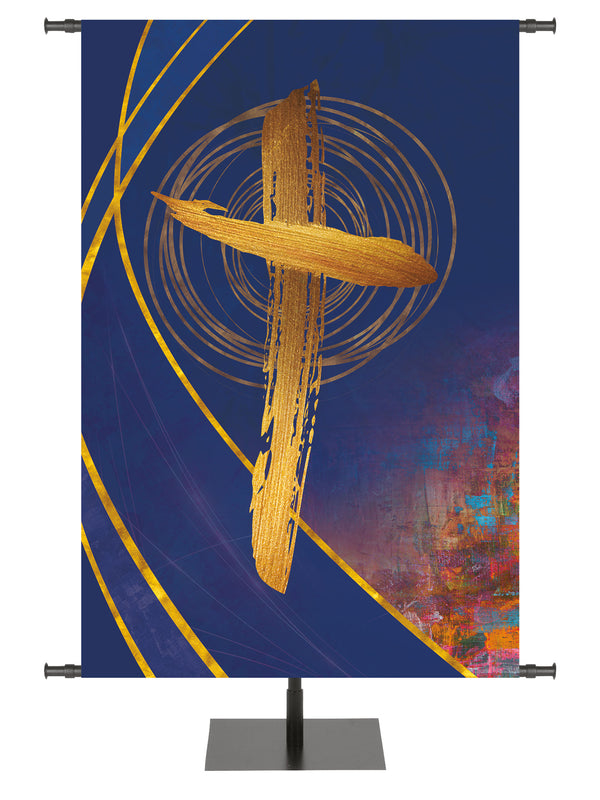 Custom Banner Graceful Liturgy Cross