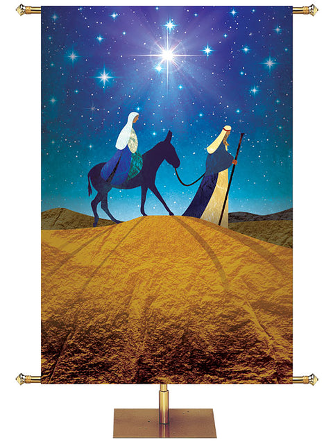 Custom Banner O Holy Night Glory to The Newborn King - Custom Christmas Banners - PraiseBanners
