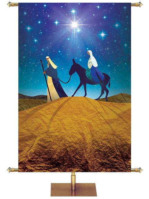 Custom Banner O Holy Night Joy to the World - Custom Christmas Banners - PraiseBanners