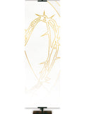 Colors of the Liturgy Custom Banner Crown of Thorns - Custom Liturgical Banners - PraiseBanners