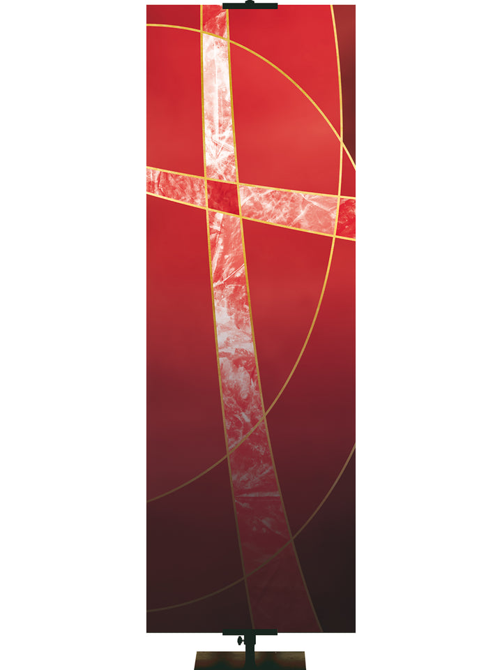 Colors of the Liturgy Custom Banner Cross - Custom Liturgical Banners - PraiseBanners