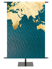 Custom Banner Mission Green Atlas  Declare His Glory
