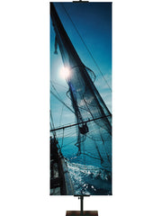 Ship Sailing Custom Banner - Custom Mission Banners - PraiseBanners