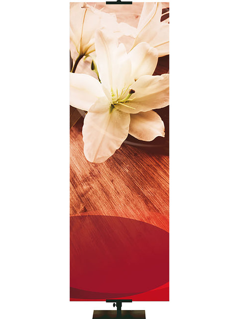 Custom Easter Passion Banner Lilies - Custom Easter Banners - PraiseBanners