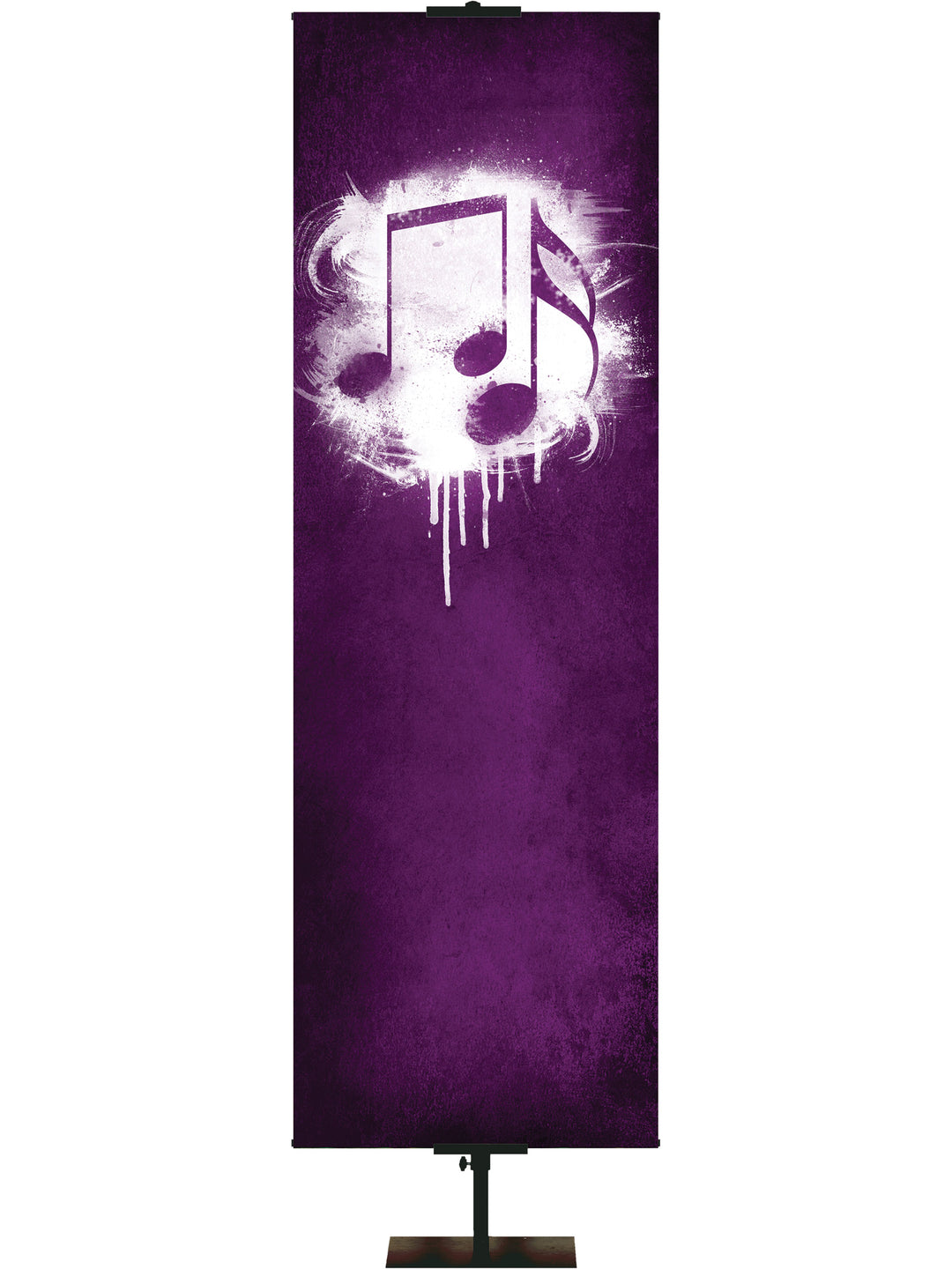 Notes on Purple Custom Banner - Custom Year Round Banners - PraiseBanners