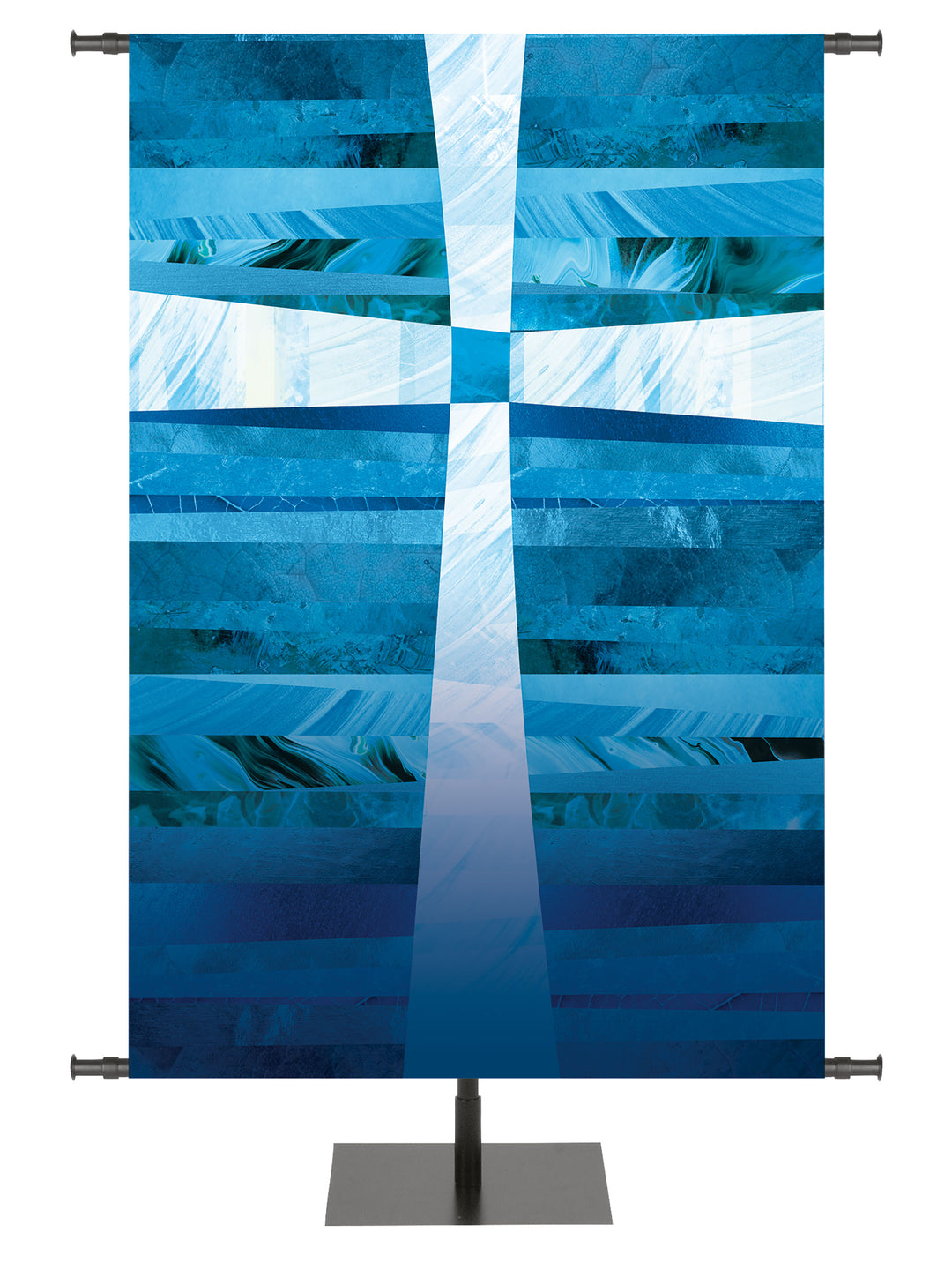 Redeeming Love Cross Left Custom Banner - Custom Easter Banners - PraiseBanners