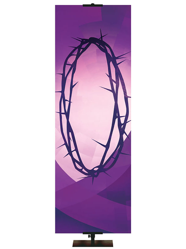 Custom Banner Enduring Symbols of Easter He Was Pierced